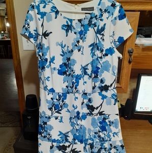 💙 (5/$30) Jessica Howard Blue/White Floral Dress